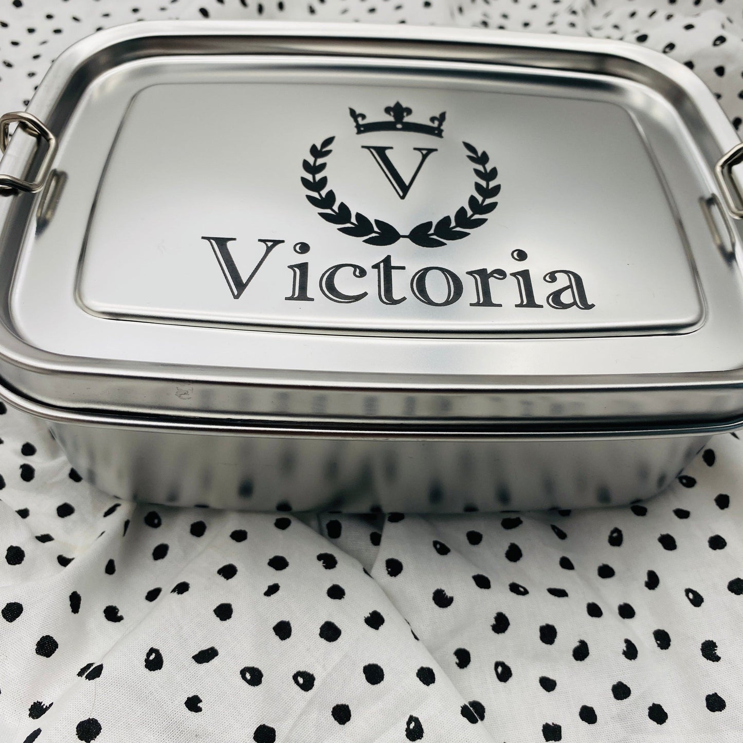 Brotdose personalisierte Lunchbox Monogram