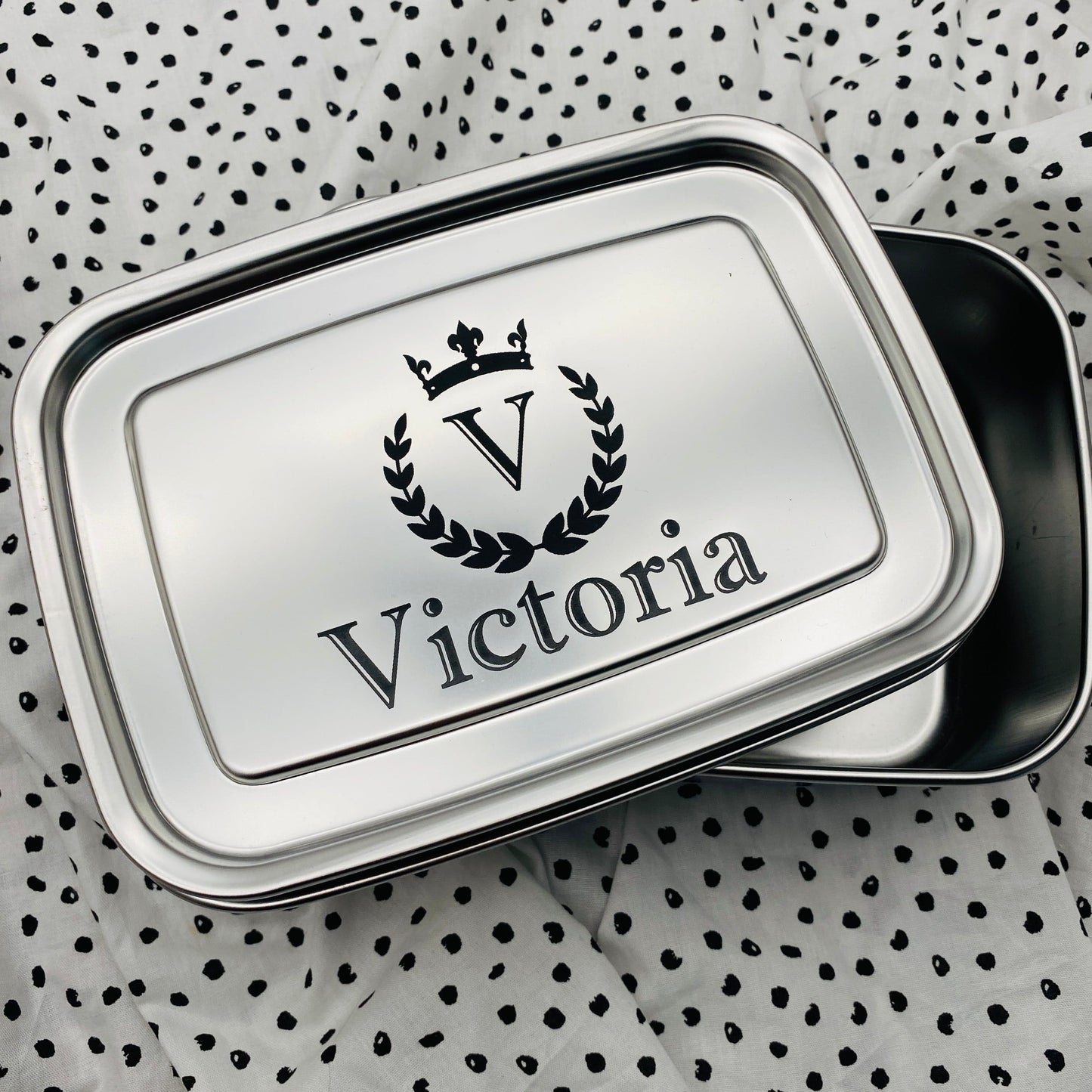 Brotdose personalisierte Lunchbox Monogram