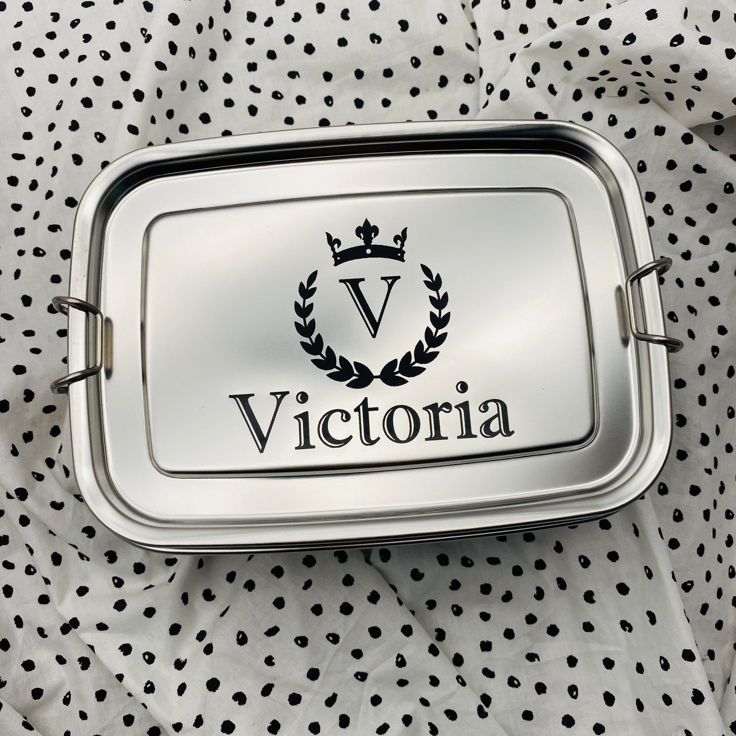 Brotdose personalisierte Lunchbox Monogram