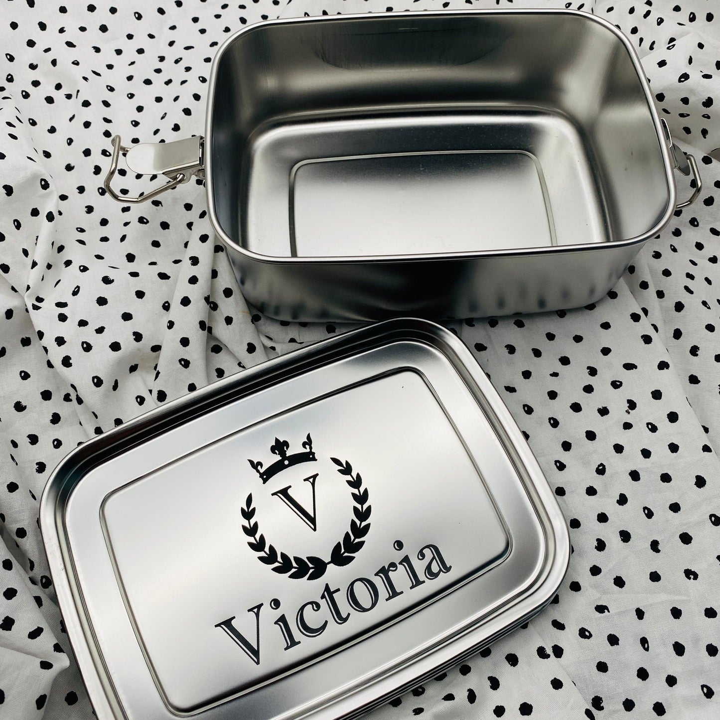 Brotdose personalisierte Lunchbox Monogram