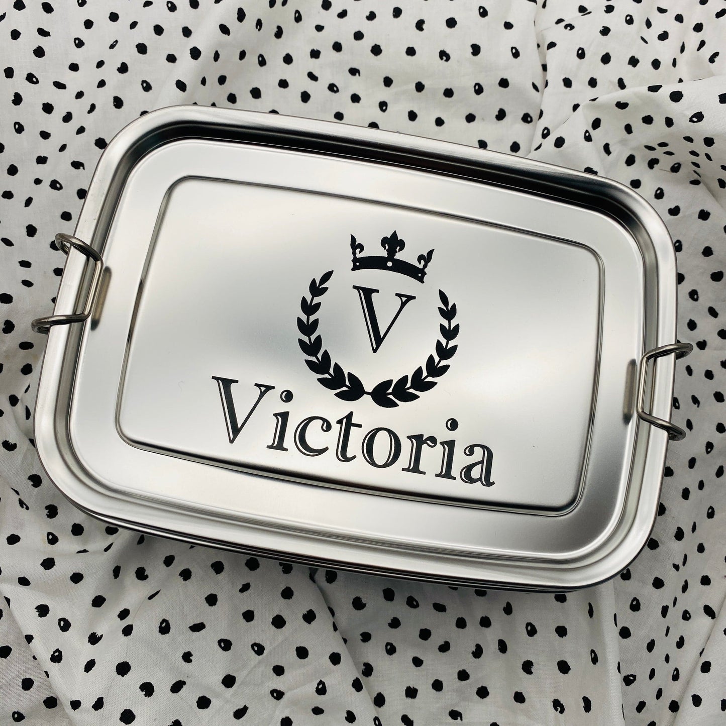 Brotdose personalisierte Lunchbox Monogram