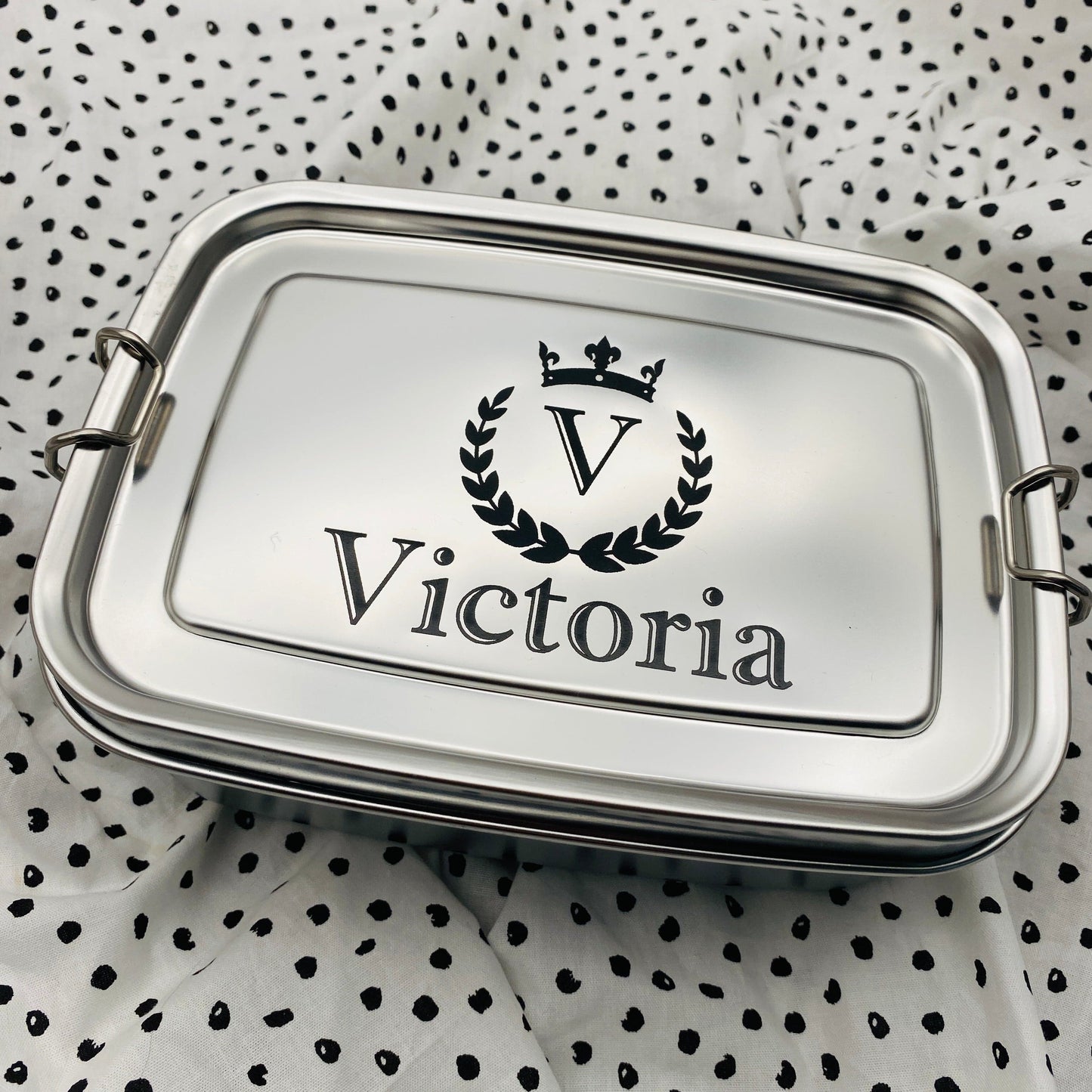 Brotdose personalisierte Lunchbox Monogram