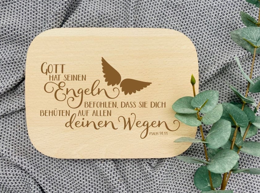 Schneidebrett zur Konfirmation oder Taufe | Kinderschneidebrett mit Gravur | individuelles Geschenk für das Patenkind