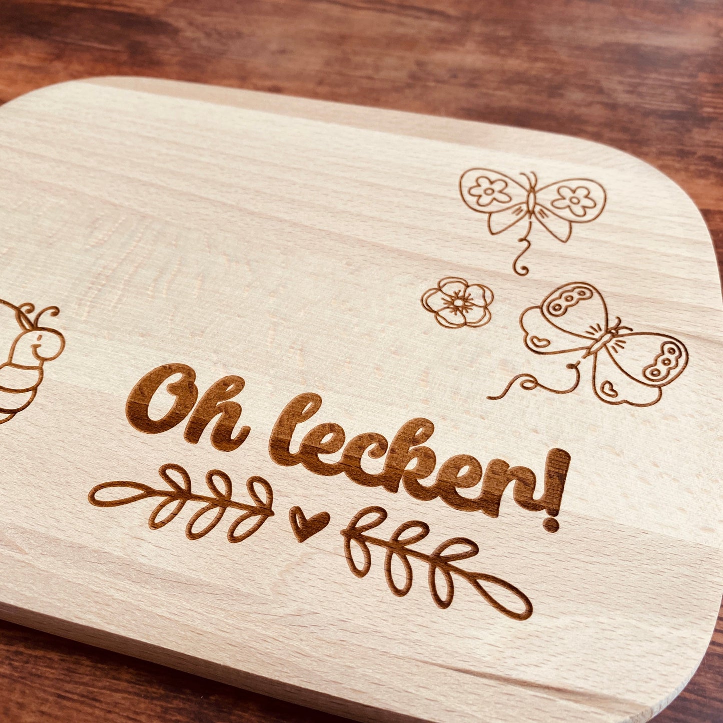 Frühstücksbrett Apfel Schneidebrett Geschenk