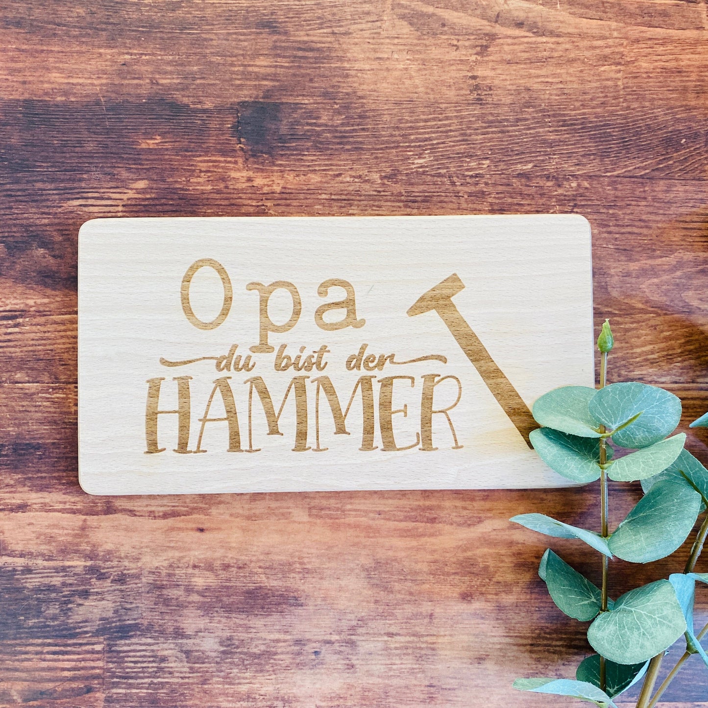Frühstücksbrett Opa Schneidebrett Geschenk Geburtstag