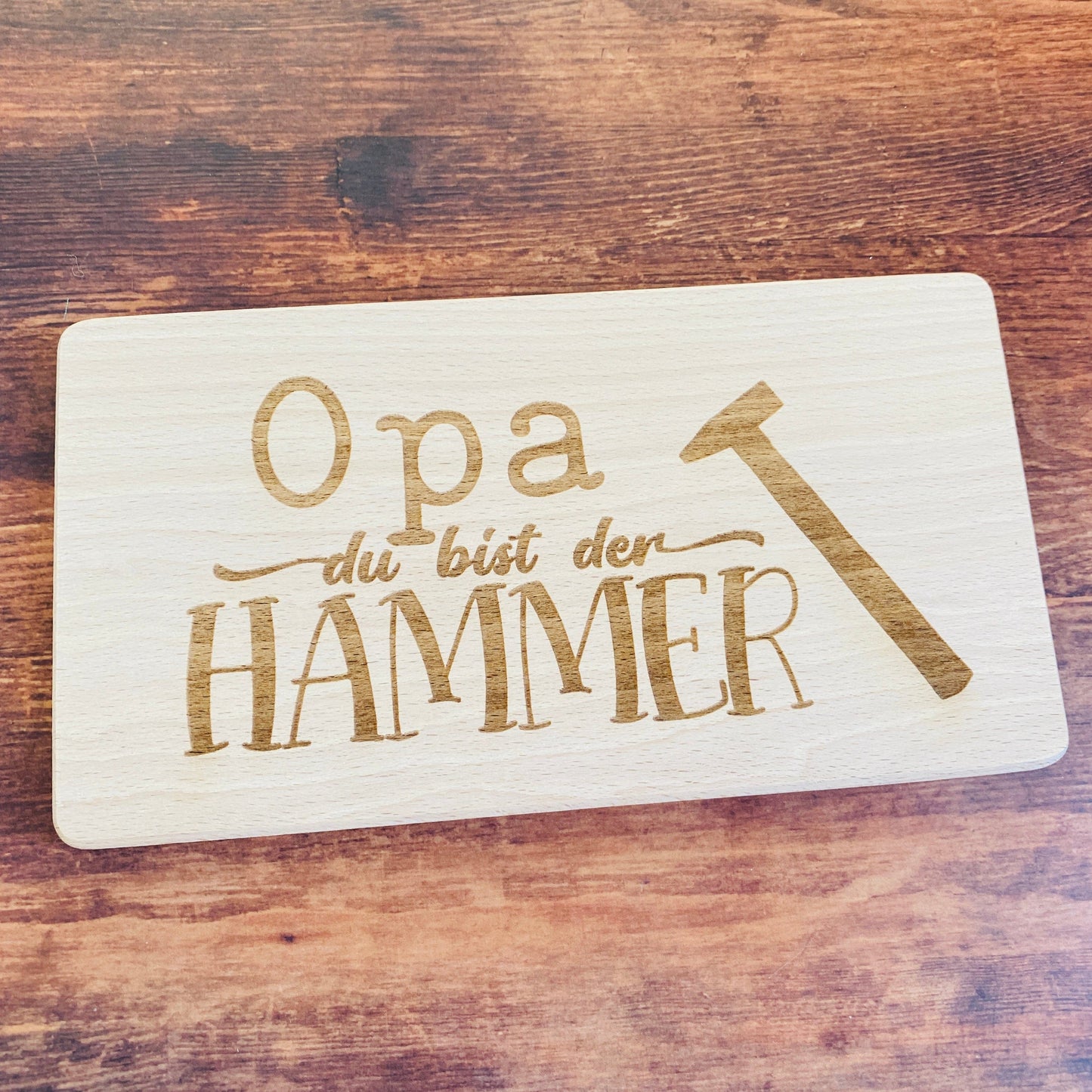 Frühstücksbrett Opa Schneidebrett Geschenk Geburtstag