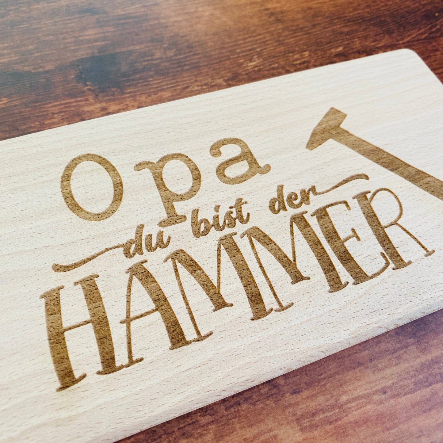 Frühstücksbrett Opa Schneidebrett Geschenk Geburtstag