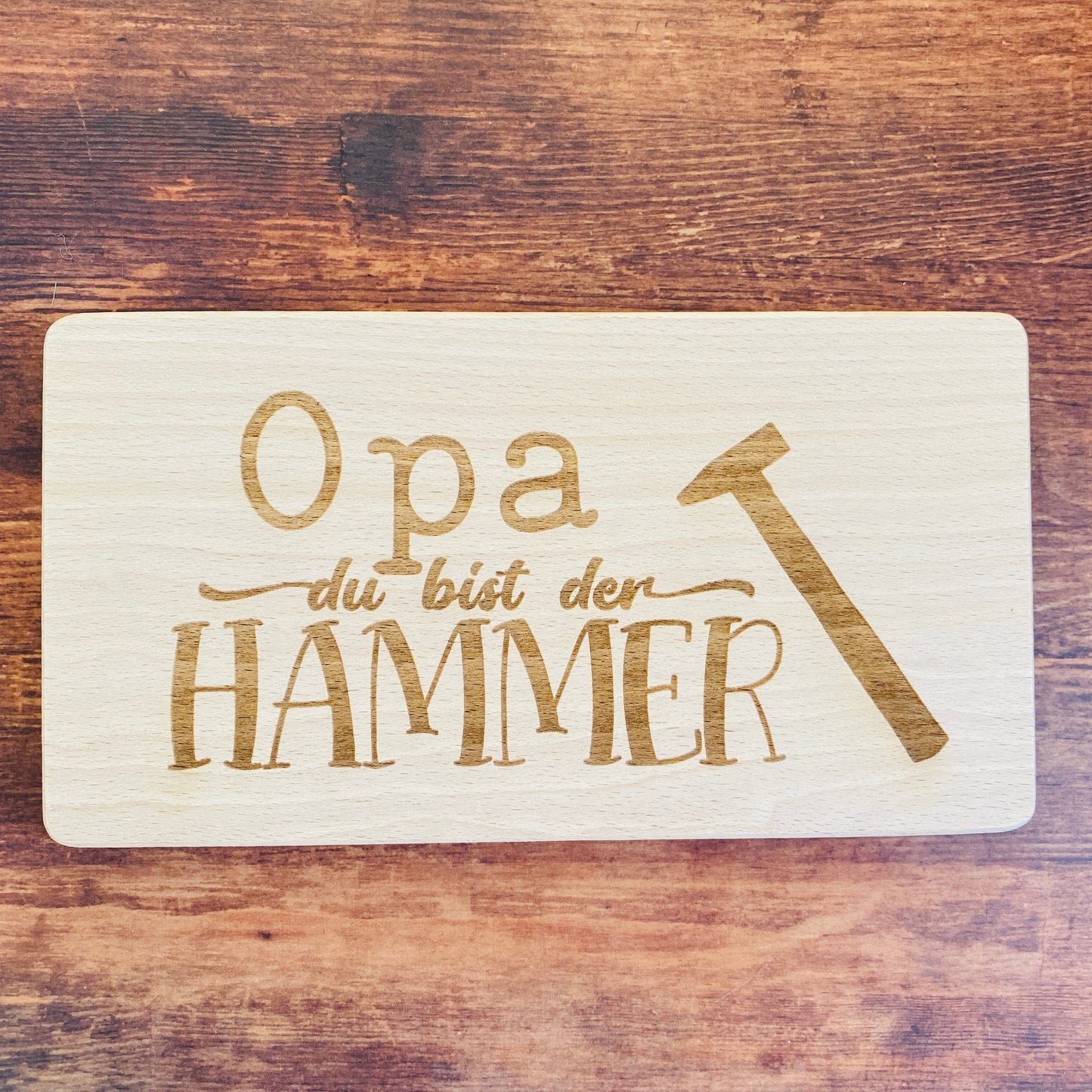 Frühstücksbrett Opa Schneidebrett Geschenk Geburtstag