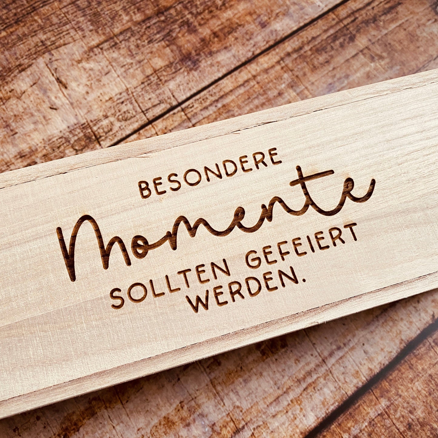Weinkiste personalisiertes Geschenk Geburtstag