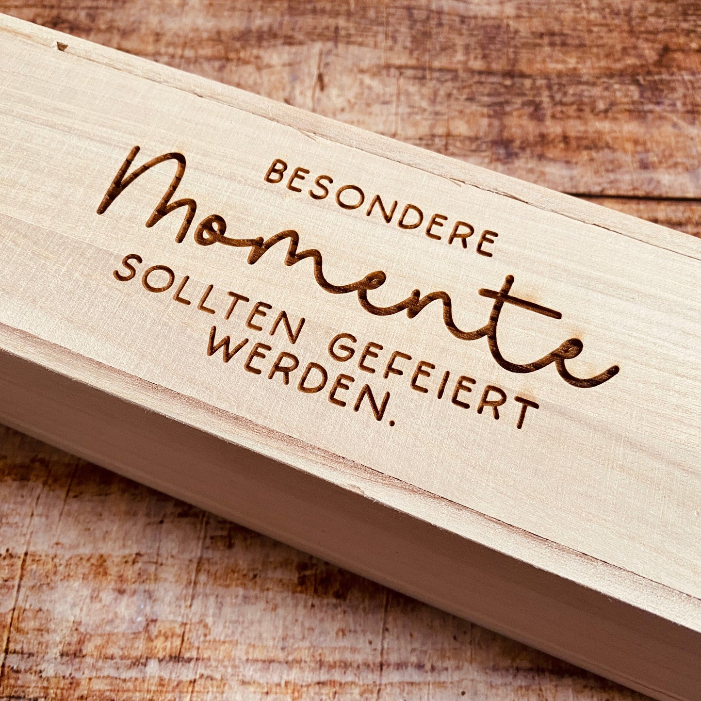 Weinkiste personalisiertes Geschenk Geburtstag