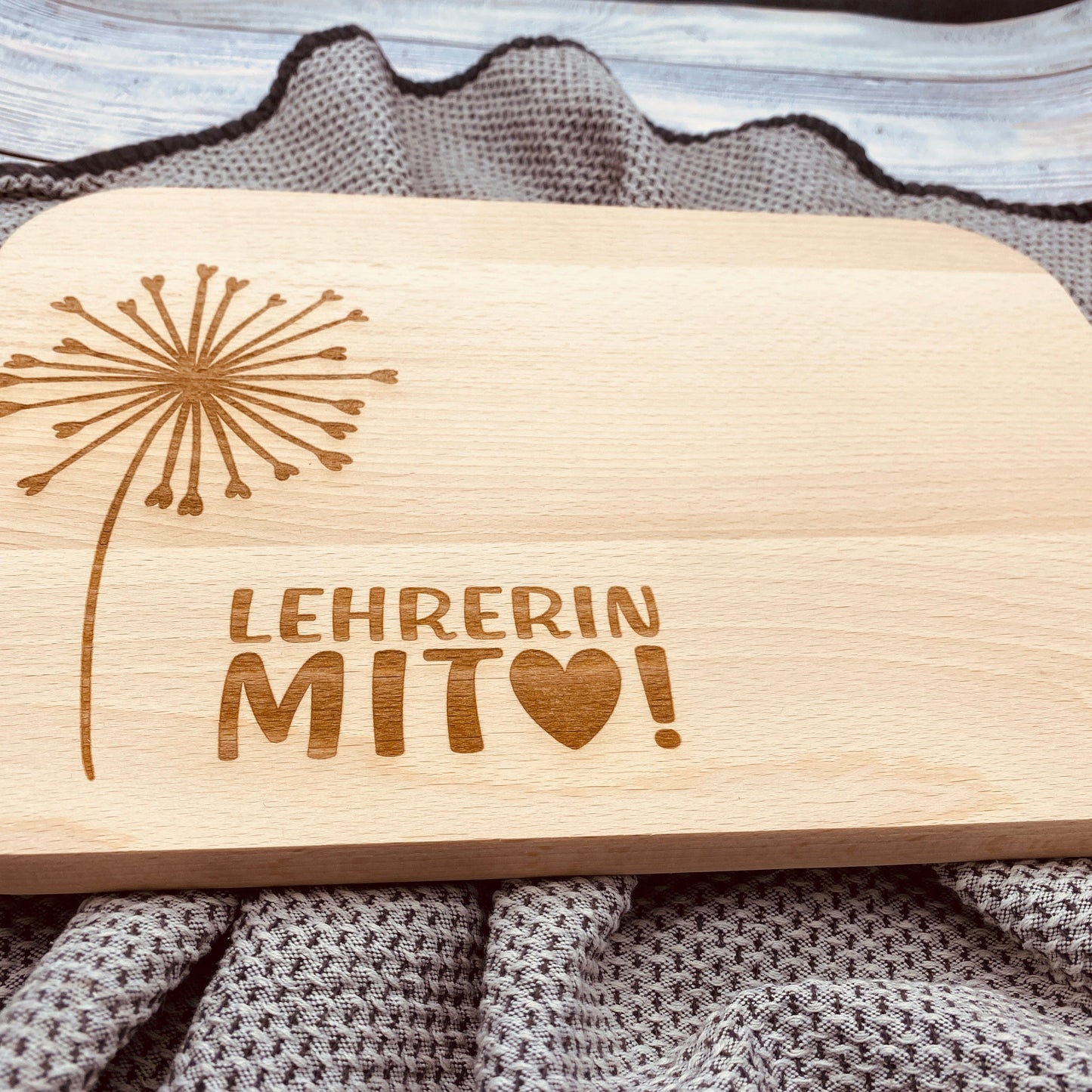 Schneidebrett Lehrer Lehrerin Geschenk Geburtstag Weihnachten Abschiedsgeschenk Schule