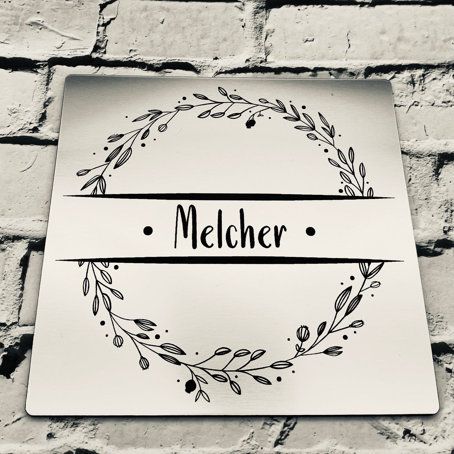 Türschild personalisiertes Haustürschild Klingelschild