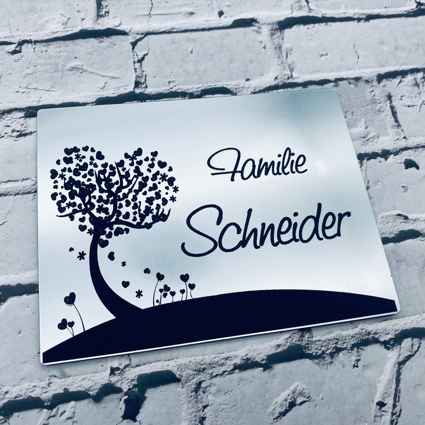 Türschild personalisiertes Haustürschild Klingelschild