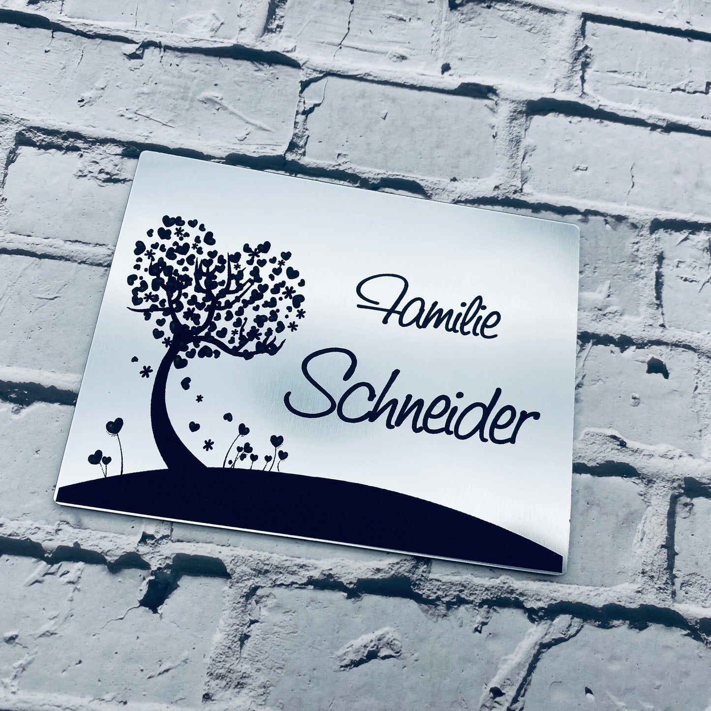 Türschild personalisiertes Haustürschild Klingelschild