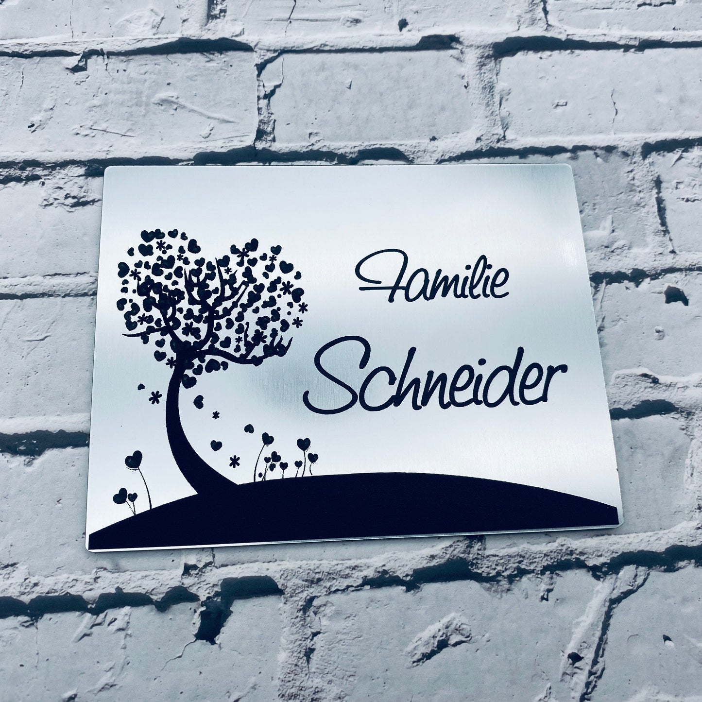 Türschild personalisiertes Haustürschild Klingelschild