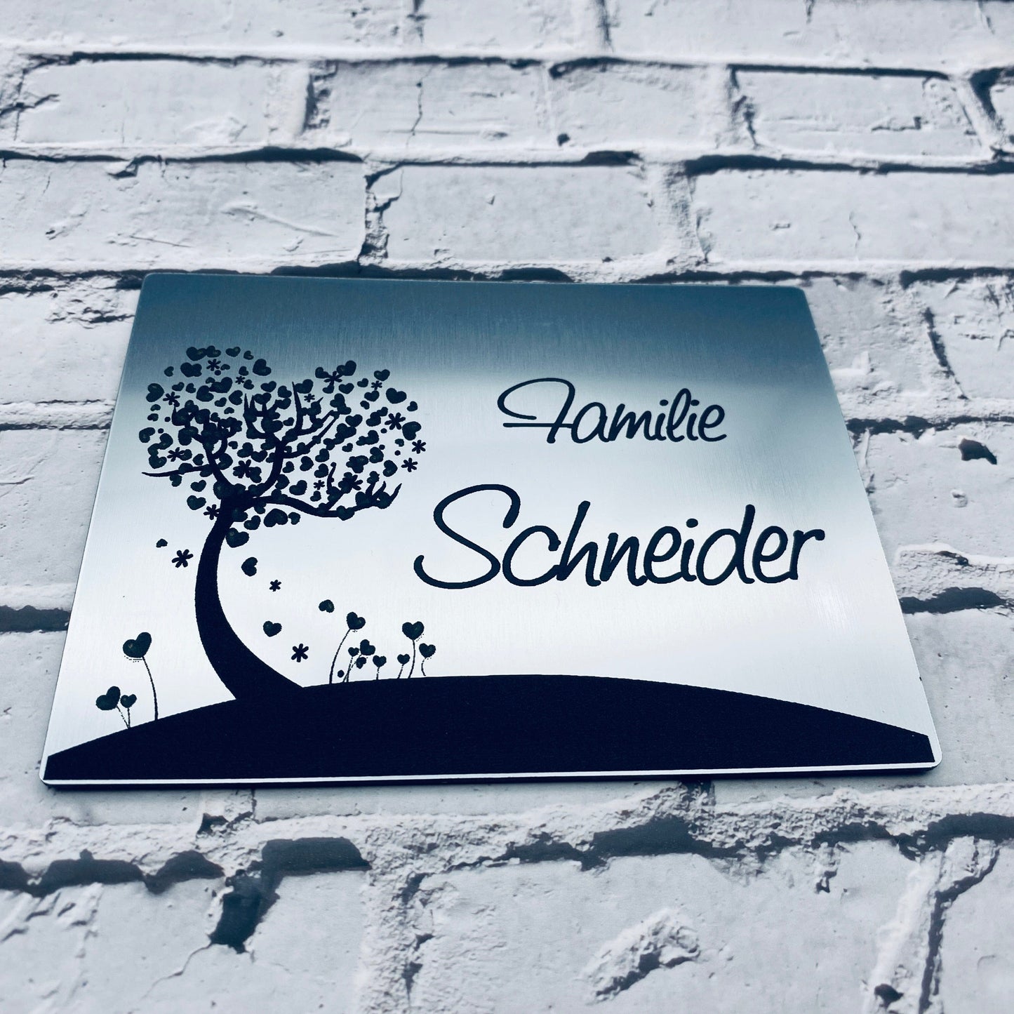 Türschild personalisiertes Haustürschild Klingelschild