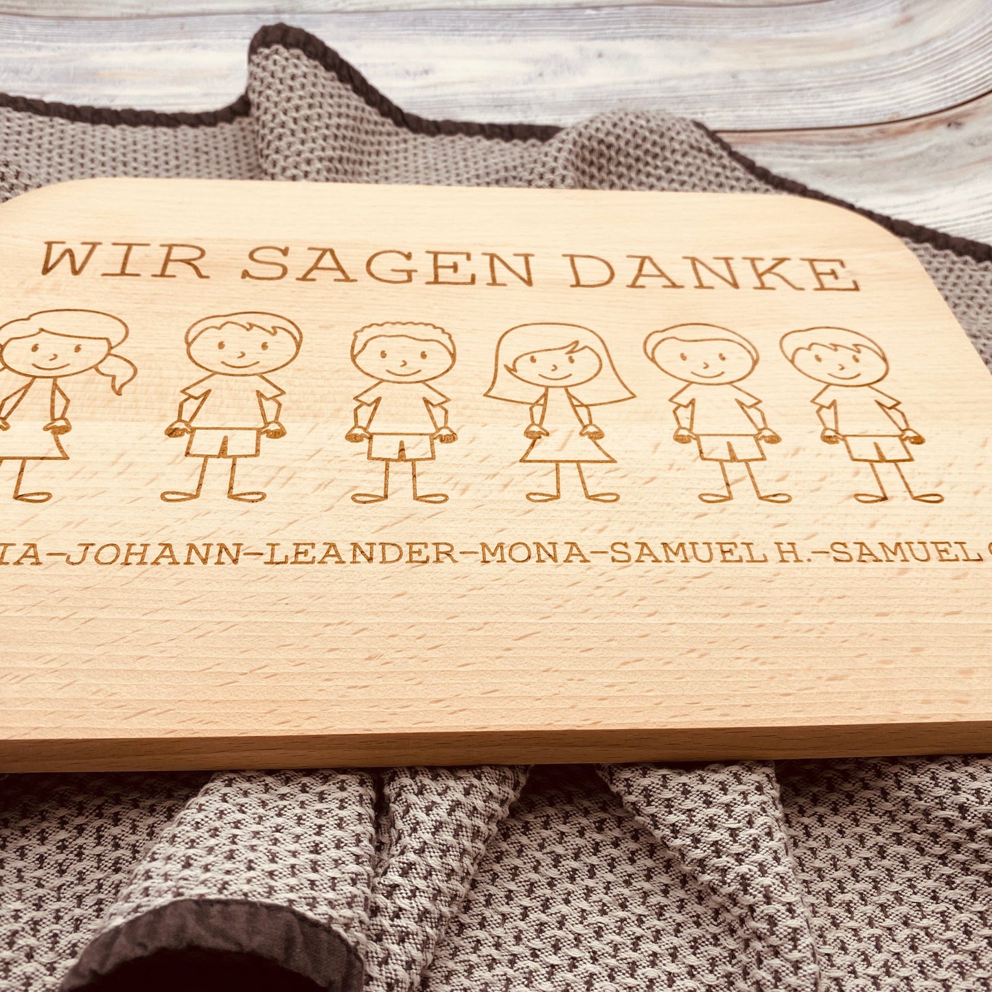 Schneidebrett | individuelles Geschenk zum Abschied Kindergarten