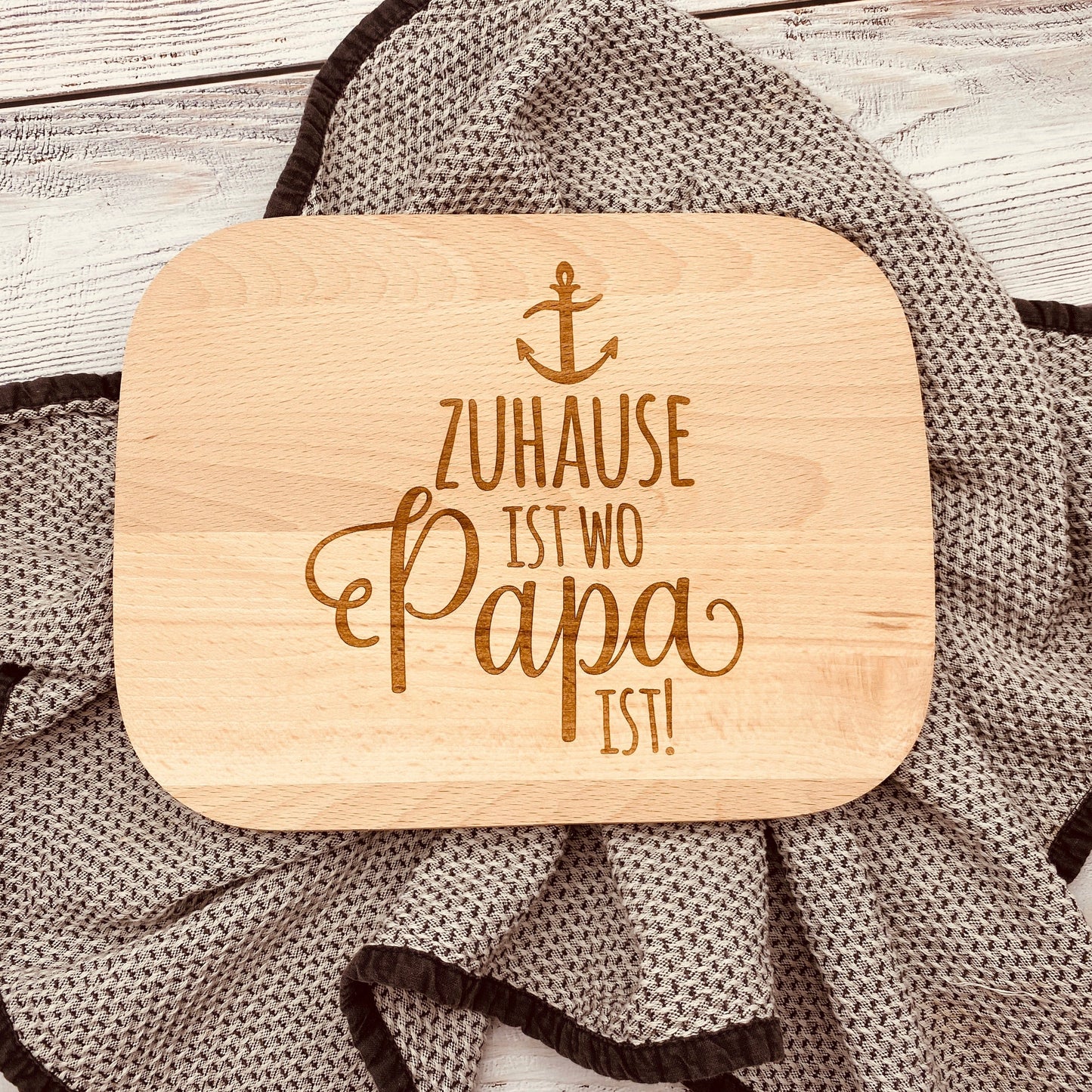Schneidebrett mit Gravur Papa | Geburtstagsgeschenk Papa Schneidebrett | Geschenk für Papa Schneidebrett | Geschenkidee zu Weihnachten