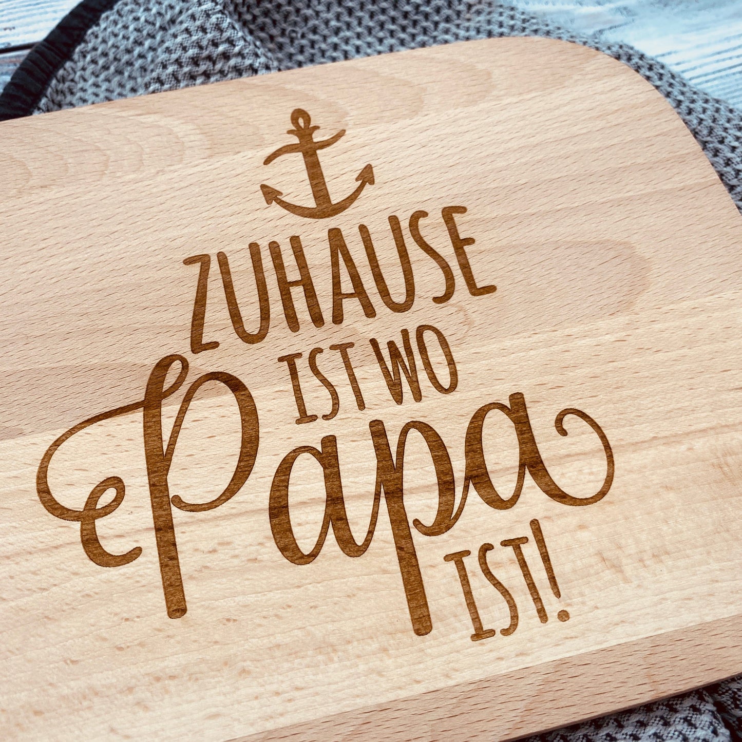 Schneidebrett mit Gravur Papa | Geburtstagsgeschenk Papa Schneidebrett | Geschenk für Papa Schneidebrett | Geschenkidee zu Weihnachten