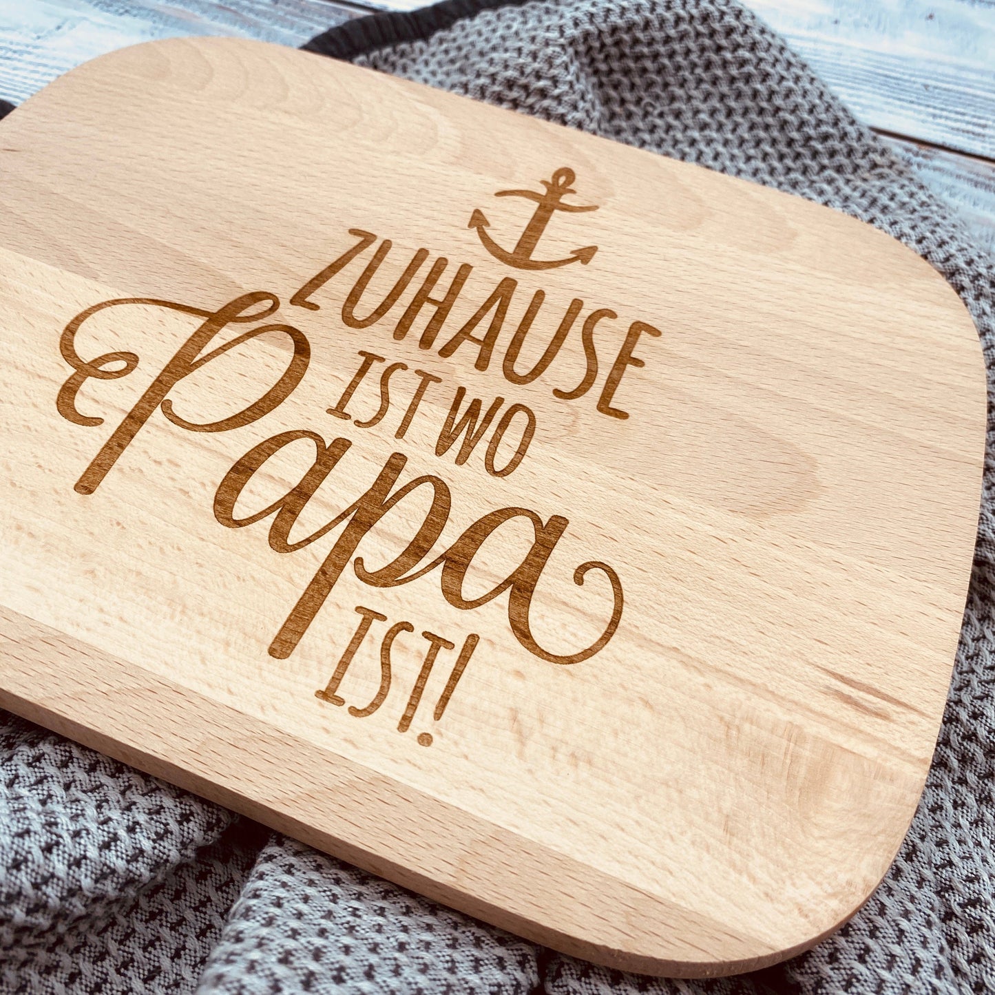 Schneidebrett mit Gravur Papa | Geburtstagsgeschenk Papa Schneidebrett | Geschenk für Papa Schneidebrett | Geschenkidee zu Weihnachten