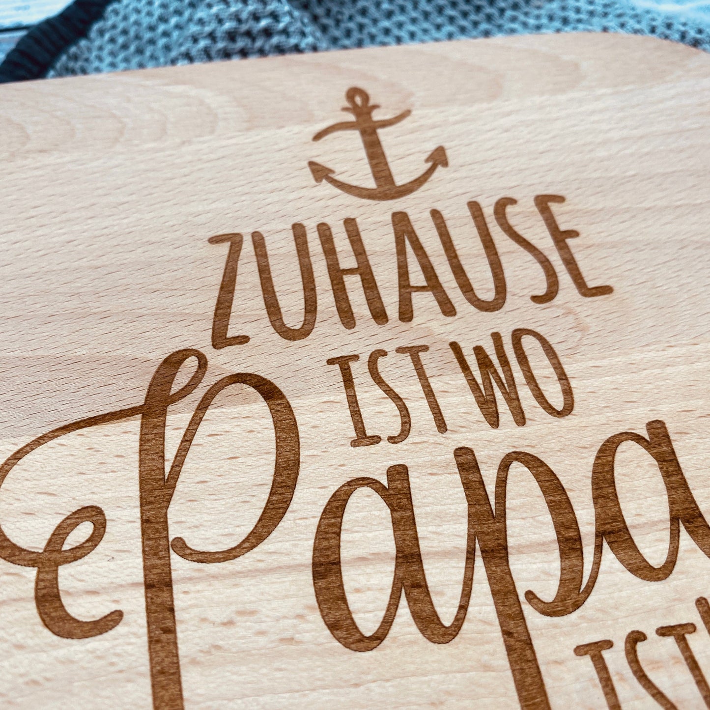 Schneidebrett mit Gravur Papa | Geburtstagsgeschenk Papa Schneidebrett | Geschenk für Papa Schneidebrett | Geschenkidee zu Weihnachten