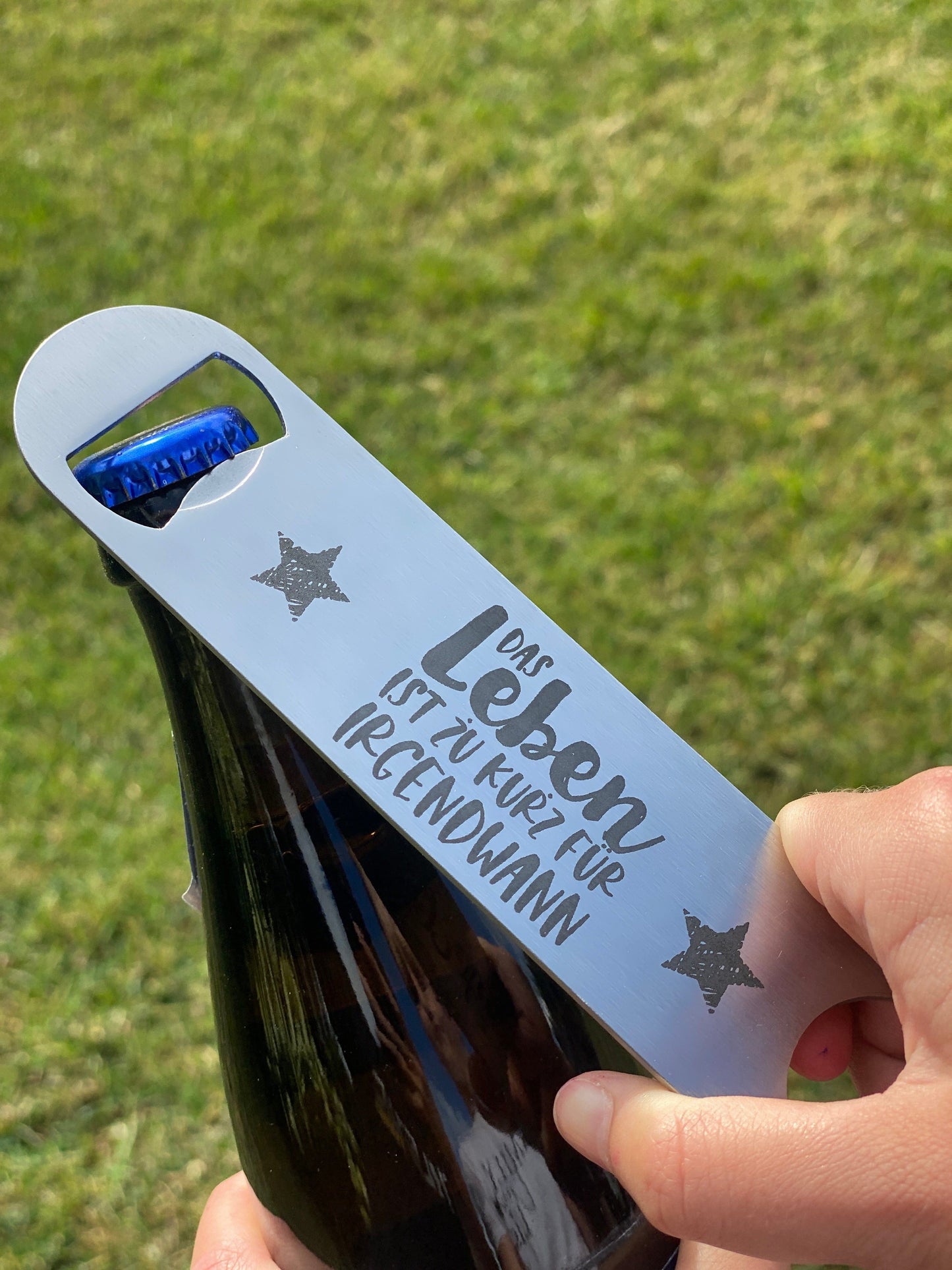 Flaschenöffner mit Gravur | Personalisierter Flaschenöffner | Kapselheber mit Gravur | Origineller Bieröffner als Geschenkideen