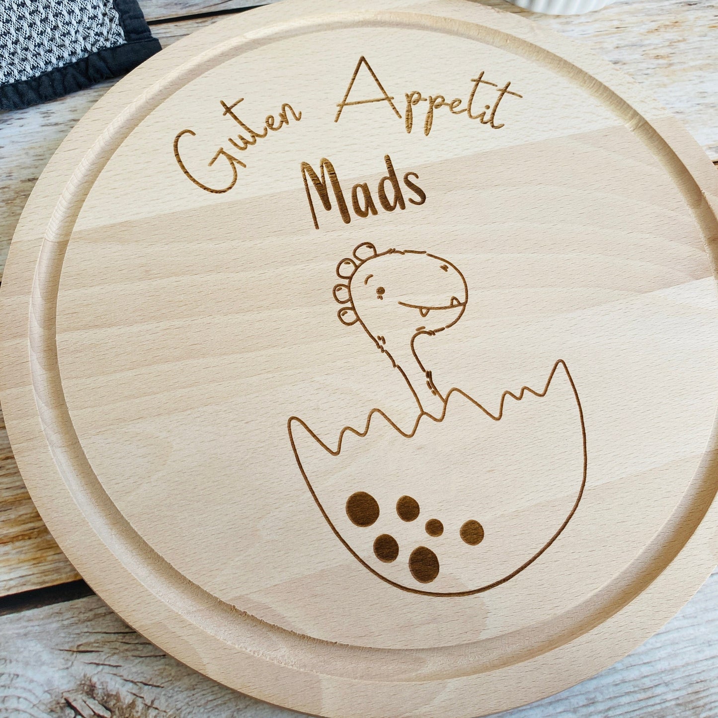 Kinderschneidebrett mit Gravur | personalisiertes Schneidebrett für Kinder | Kinderbrettchen mit Namen