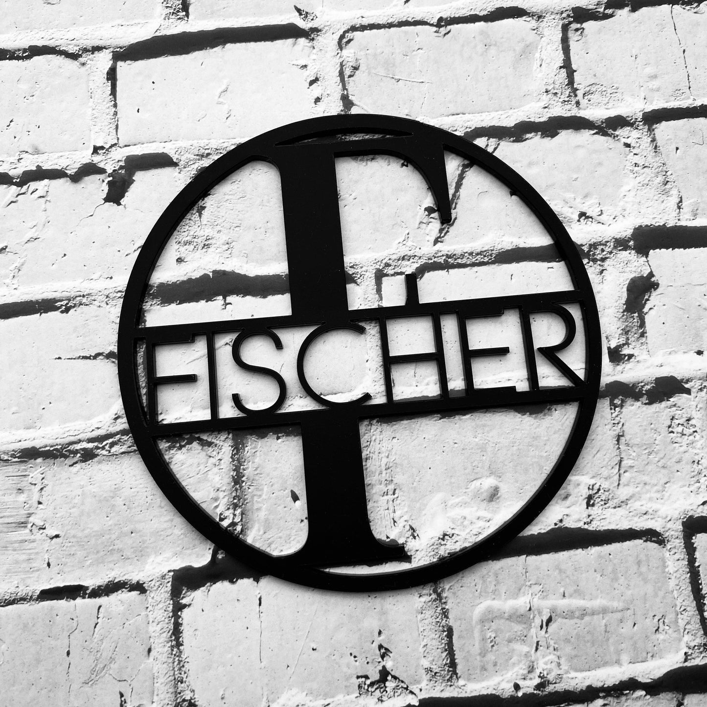 Türkranz mit Namen der Familie | personalisierter Türkranz | individuelles Türschild als Geschenk zur Hochzeit