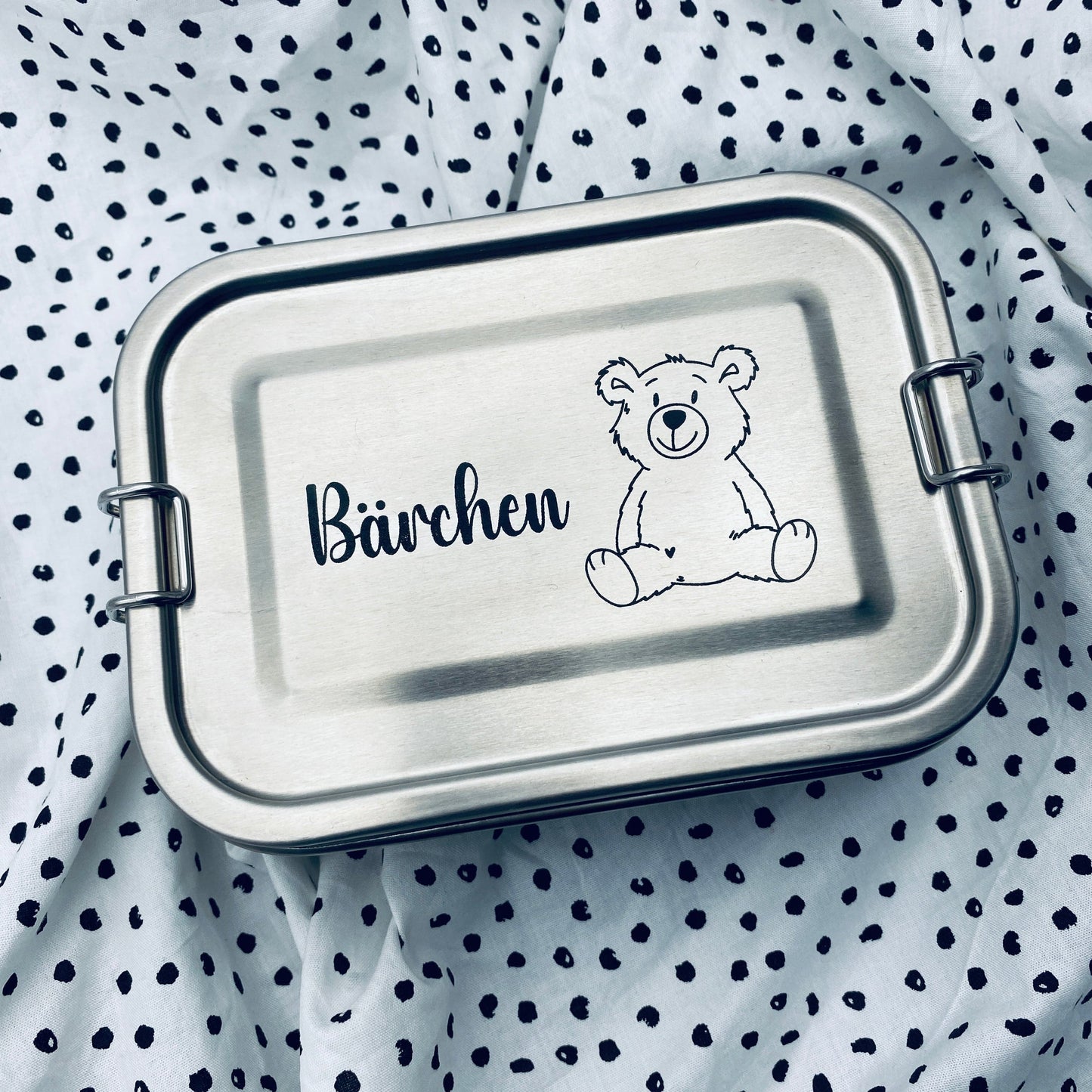 Personalisierte Brotdose mit Gravur | Geschenk für den Schulstart