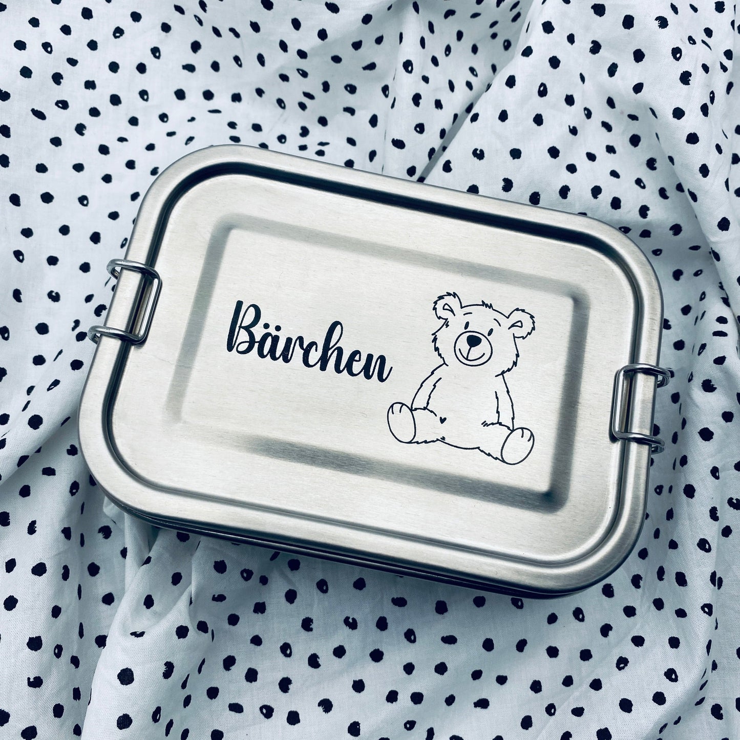 Personalisierte Brotdose mit Gravur | Geschenk für den Schulstart