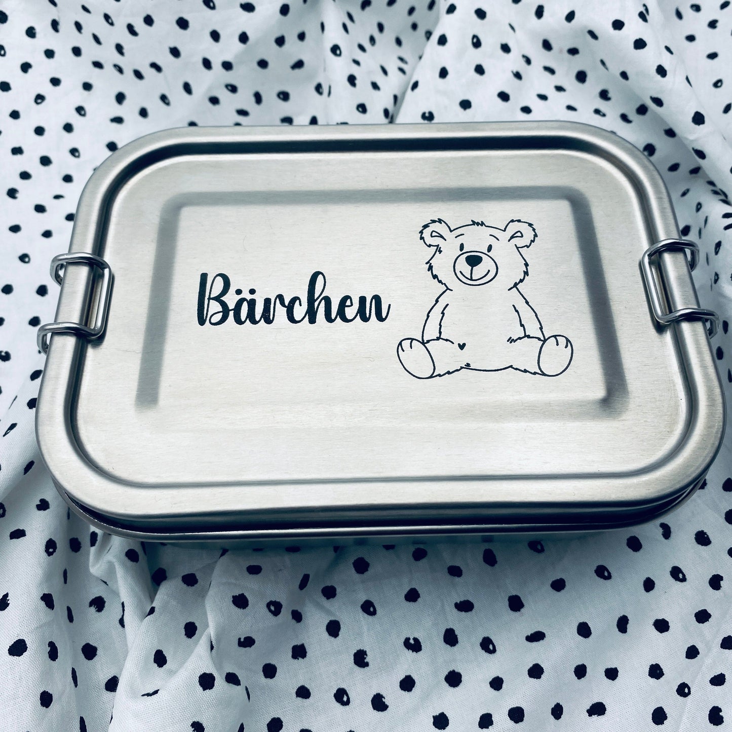 Personalisierte Brotdose mit Gravur | Geschenk für den Schulstart