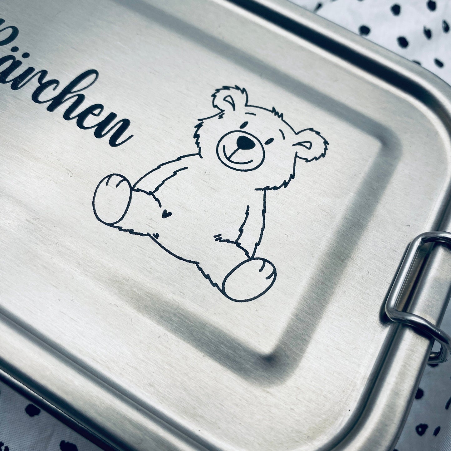 Personalisierte Brotdose mit Gravur | Geschenk für den Schulstart