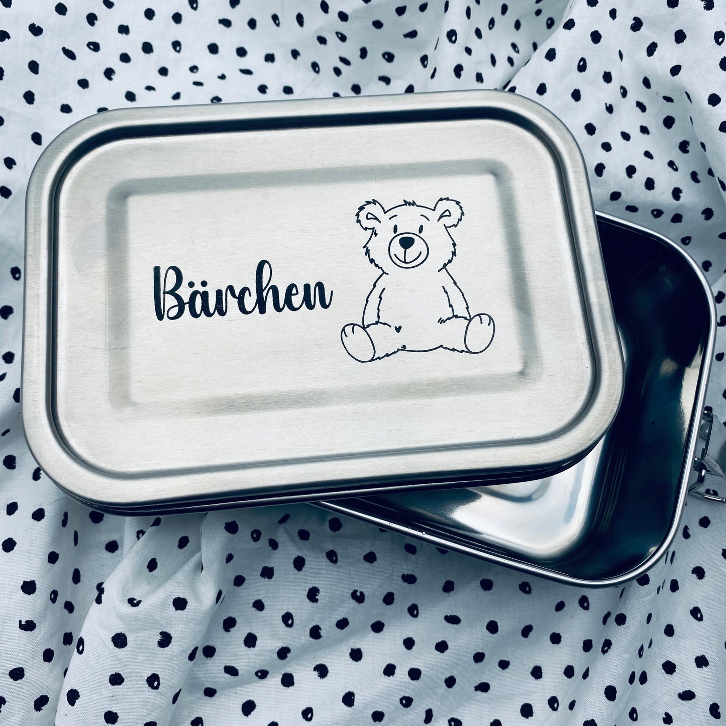 Personalisierte Brotdose mit Gravur | Geschenk für den Schulstart