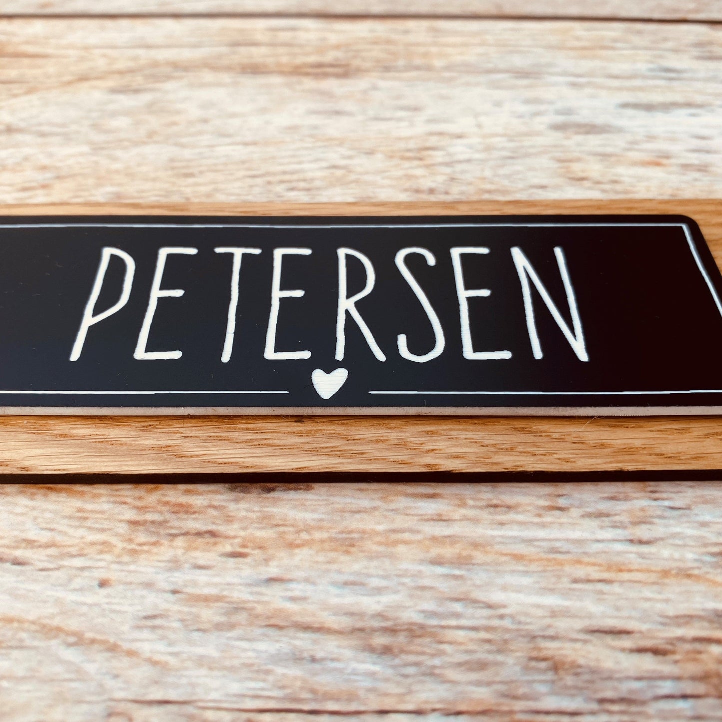 Haustürschild mit Namen | Geschenk zum Einzug | Türschild mit Gravur | Wohnungstürschild