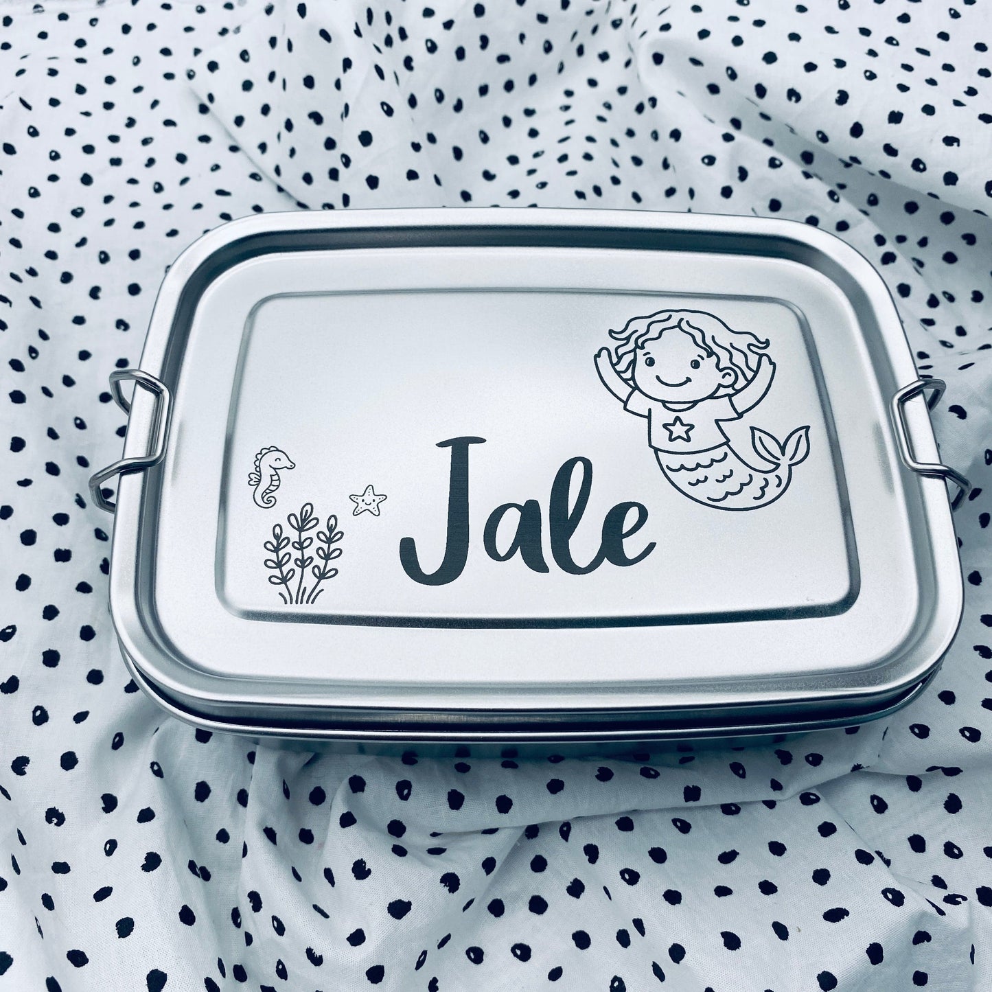 Personalisierte Brotdose mit Gravur | Geschenk für den Schulstart