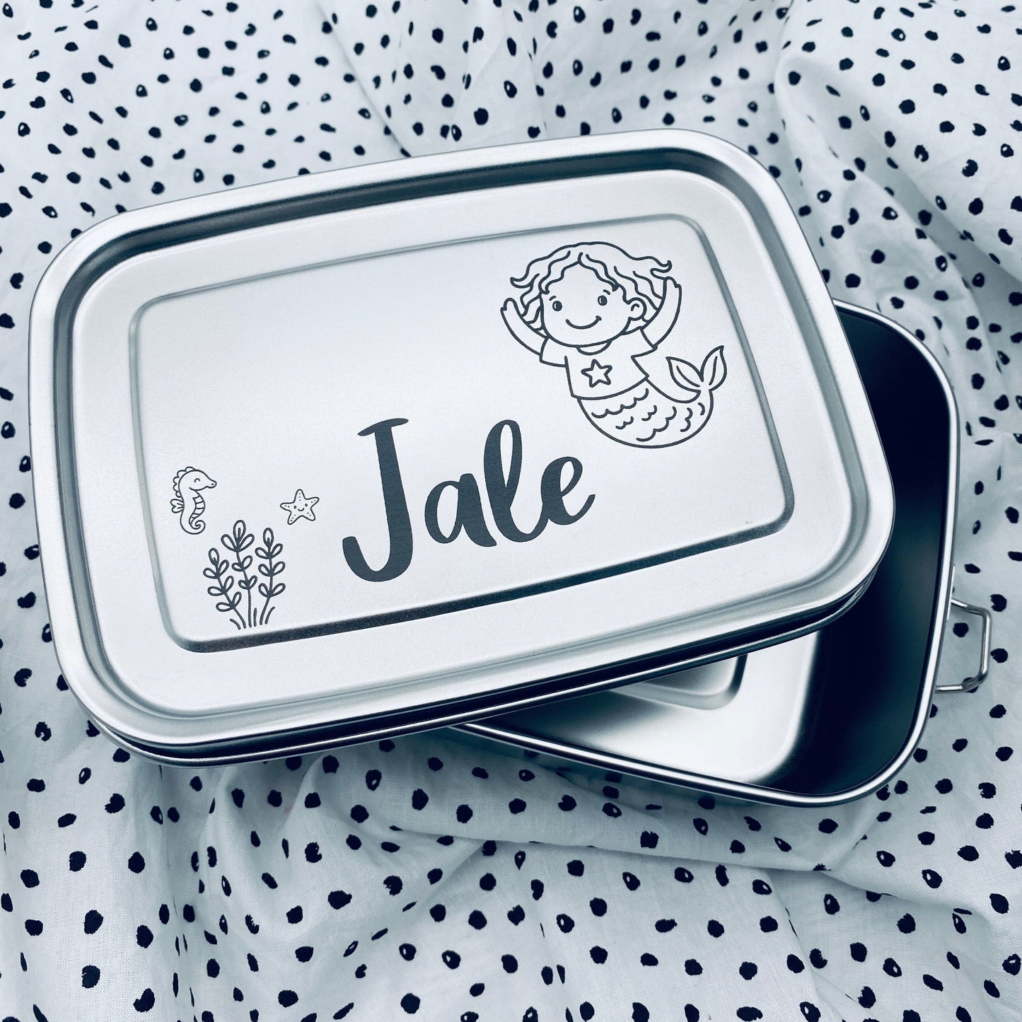 Personalisierte Brotdose mit Gravur | Geschenk für den Schulstart