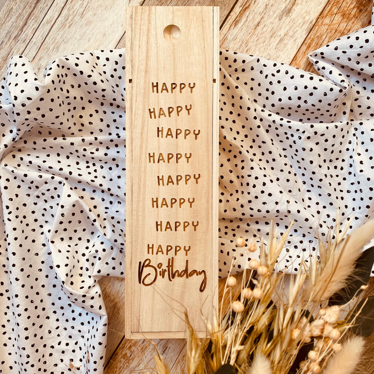 Weinbox aus Holz zum Geburtstag | Geschenkideen zum Geburtstag | individuelle Weinkiste als Geschenk