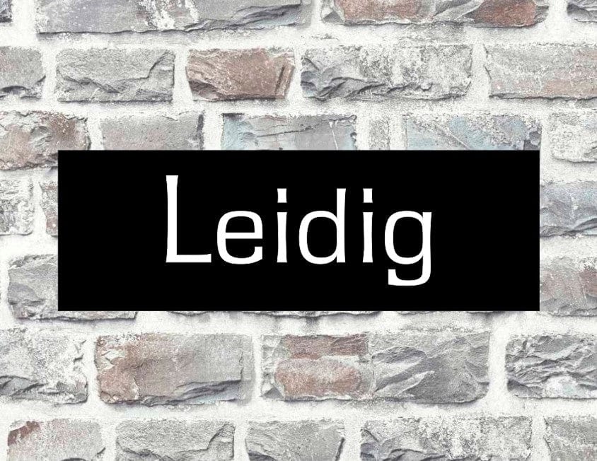 Briefkastenschild mit Gravur | Geschenk zum Einzug | individuelles Türschild | personalisierte Eingangsschilder | Klingelschild