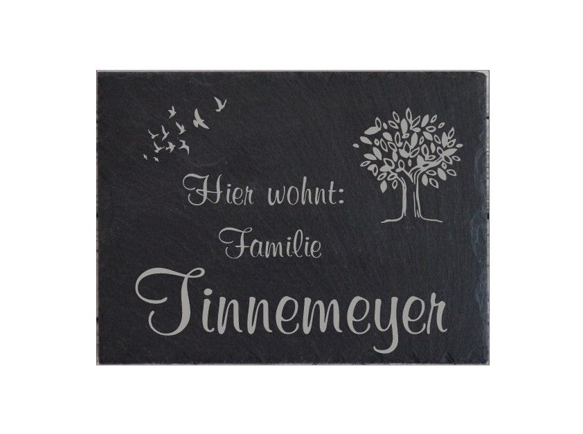 Individuelles Türschild mit Gravur: Persönliche Namensschilder für Ihre Haustür – Das perfekte Geschenk zum Einzug