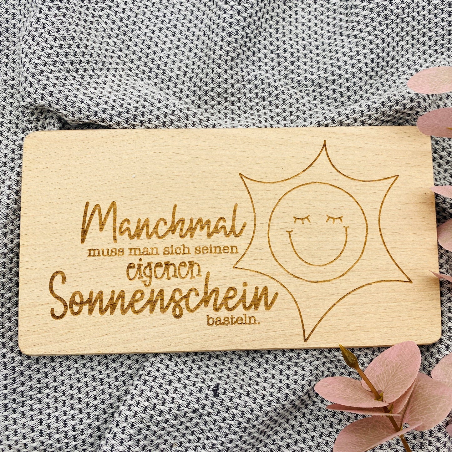 Frühstücksbrett Freundin Schneidebrett Geschenk Geburtstag