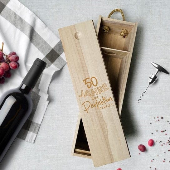 Weinkiste personalisiertes Geschenk Geburtstag