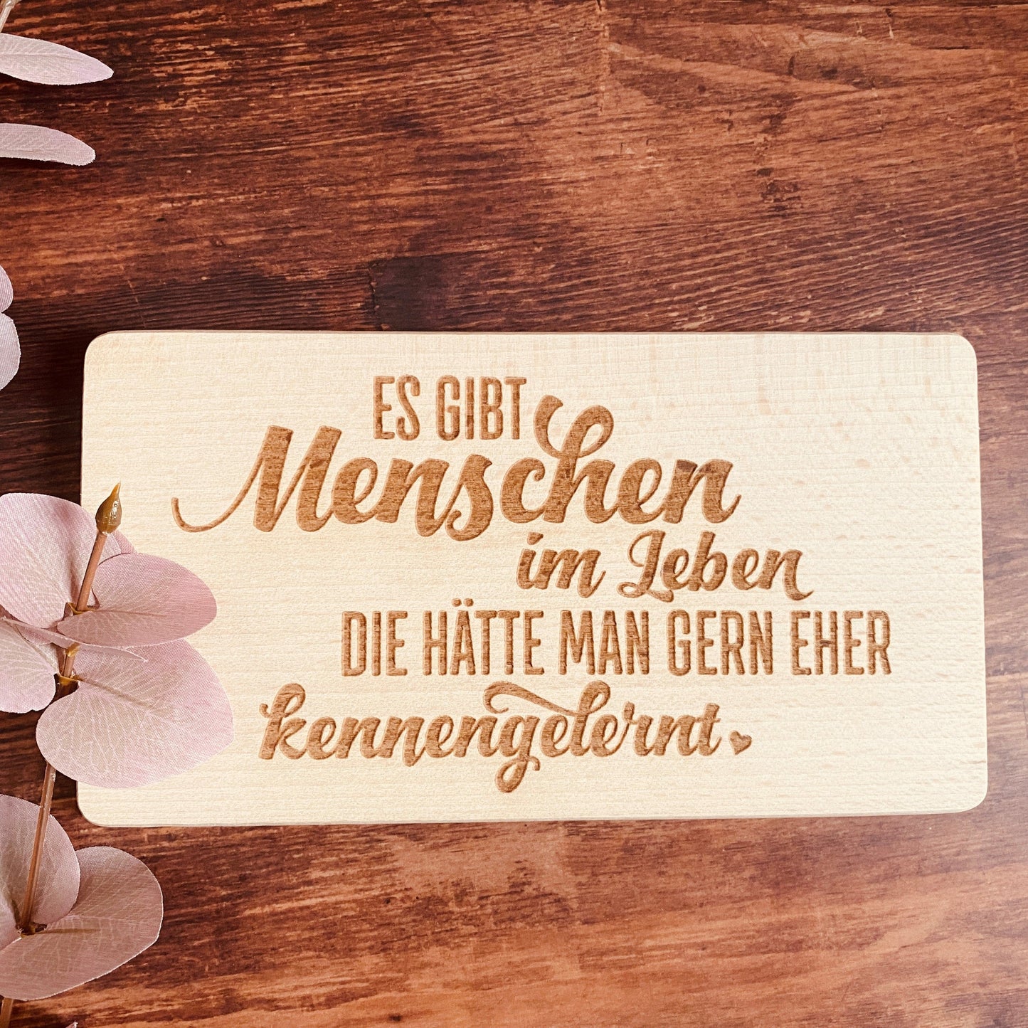 Frühstücksbrett Freundin Schneidebrett Geschenk Geburtstag