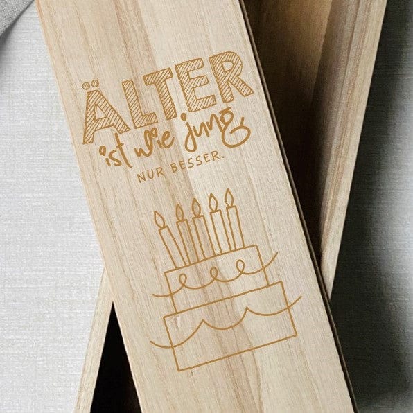Weinkiste personalisiertes Geschenk Geburtstag