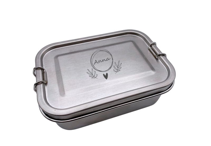 Brotdose personalisierte Brotbox Blumenkranz