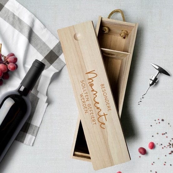 Weinkiste personalisiertes Geschenk Geburtstag