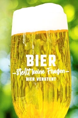 Bierglas Freund mit personalisierter Gravur Pilstulpe
