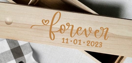 Weinkiste personalisiertes Geschenk Hochzeit