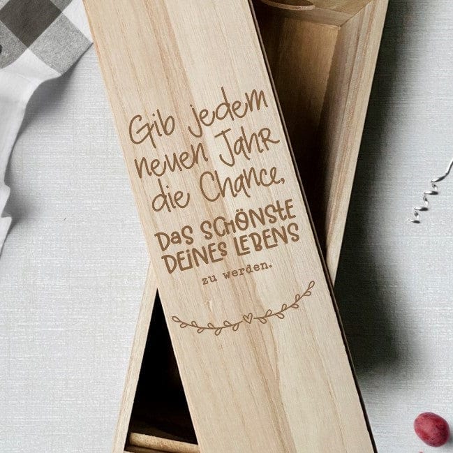 Weinkiste personalisiertes Geschenk Geburtstag