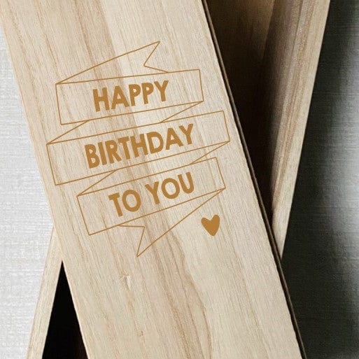 Weinkiste personalisiertes Geschenk Geburtstag