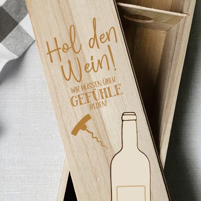 Weinkiste personalisiertes Geschenk Geburtstag